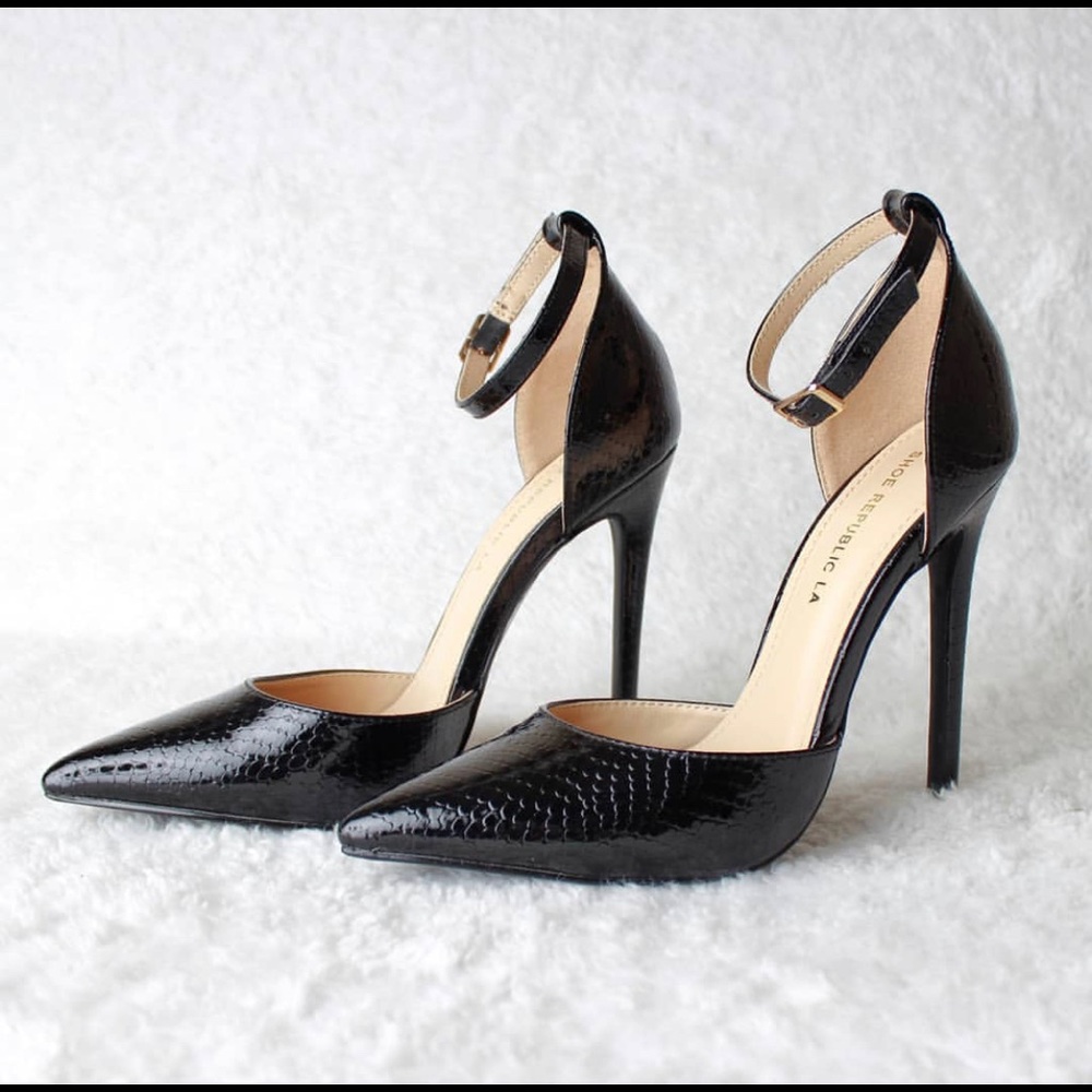 Brand new black heels (4.25 inches).